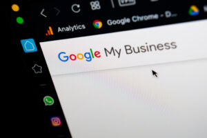 Panel Google My Business otwarty w przeglądarce – narzędzie do pozycjonowania lokalnego, optymalizacji wizytówki Google i skutecznego zarządzania widocznością firmy online